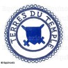 Badge / Macaron GLNF – Petite tenue provinciale – Grand Poursuivant – Terres du Temple – Brodé main